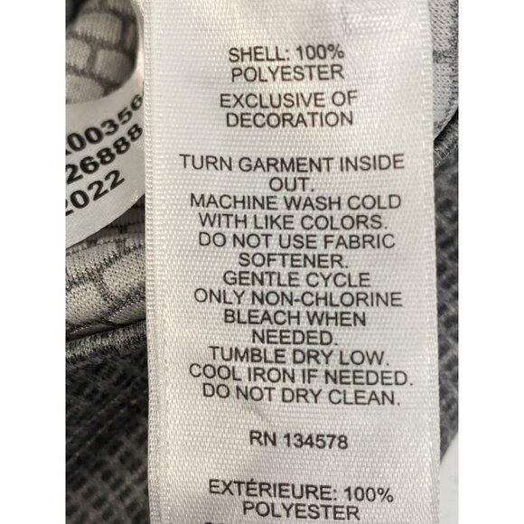 Vineyard Vines Striped Sankaty Hoodie Men’s L Gray On-The-Go Performance Sailing - Picture 11 of 16